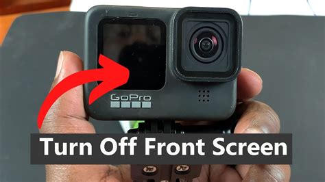 how do i turn off gopro|gopro turn off front screen.